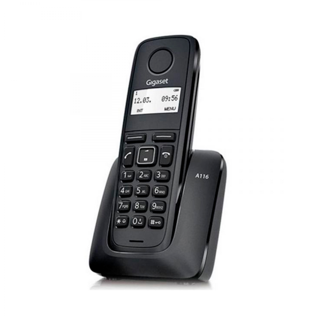 Telefone Fixo Sem Fios Siemens Gigaset A116 Preto