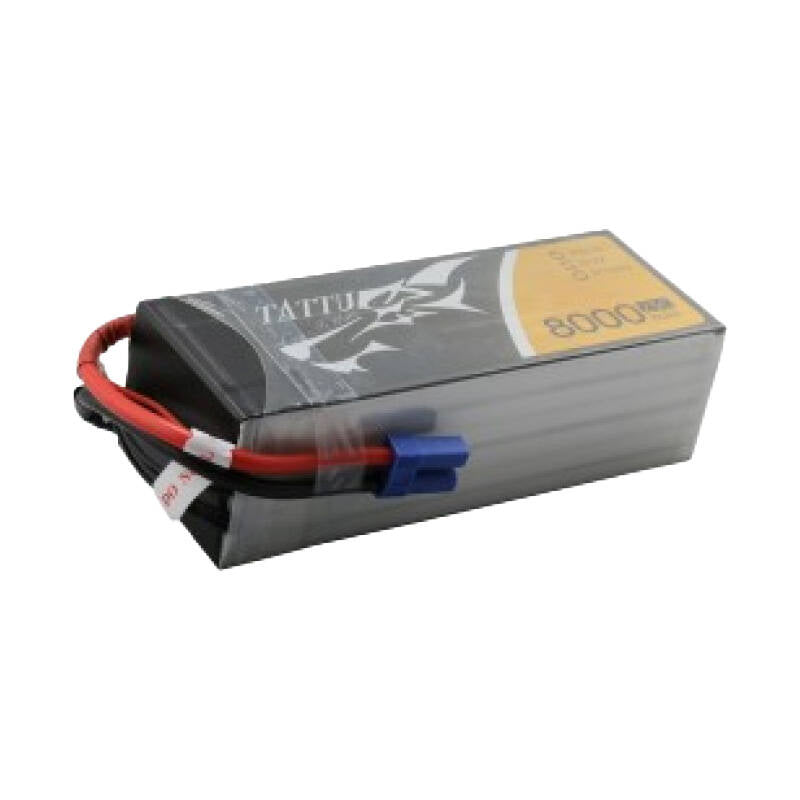 Tattu 8000mAh 22.2V 25C 6S1P Lipo Battery Pack with EC5_1
