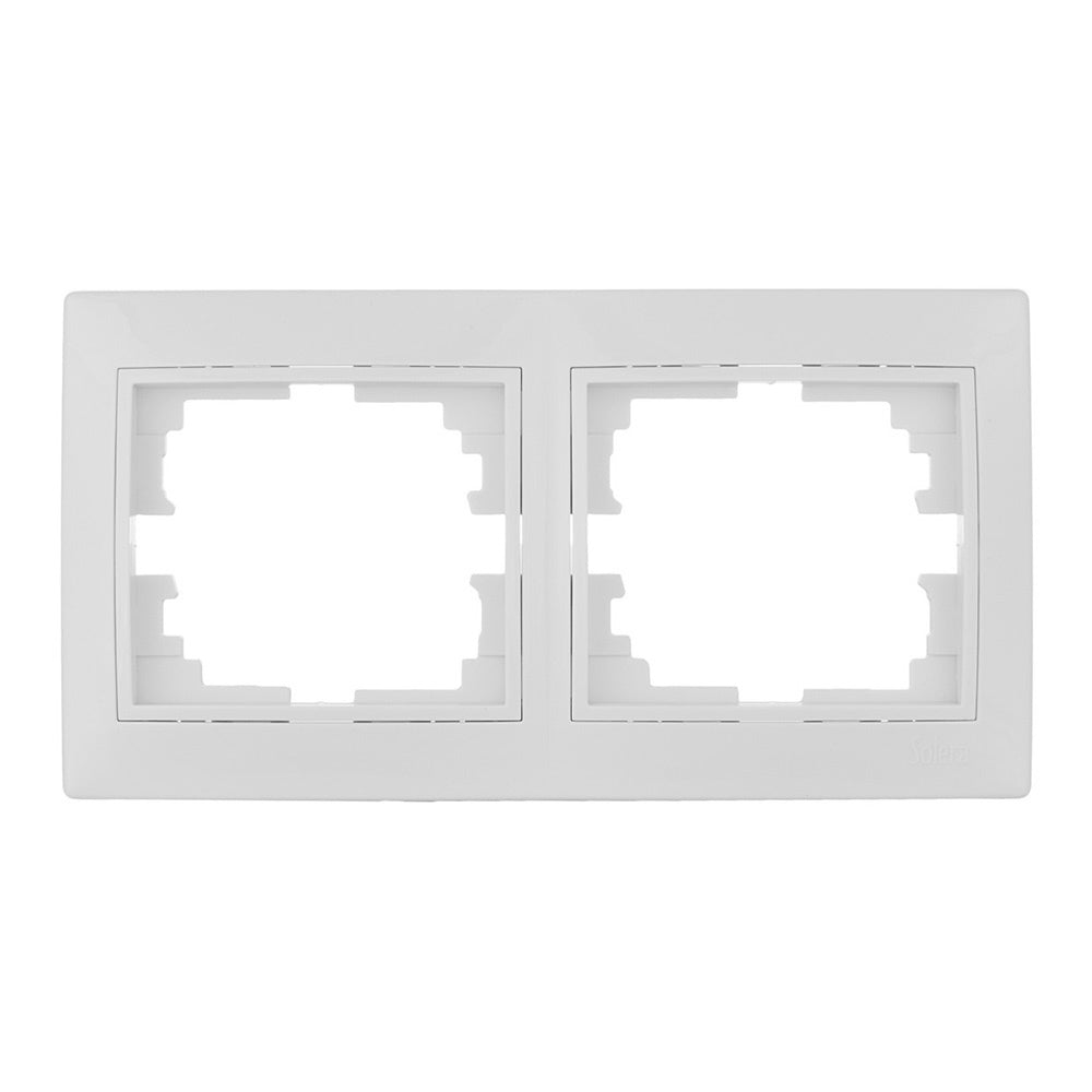 Estrutura horizontal duplo branco 154x81x10mm série europa solera erp72u_0