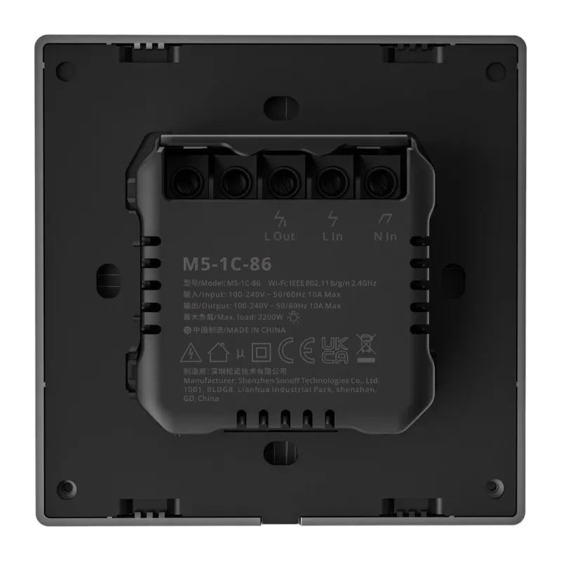 Smart Scene Wall Switch Sonoff M5 1C (1-channel)_4