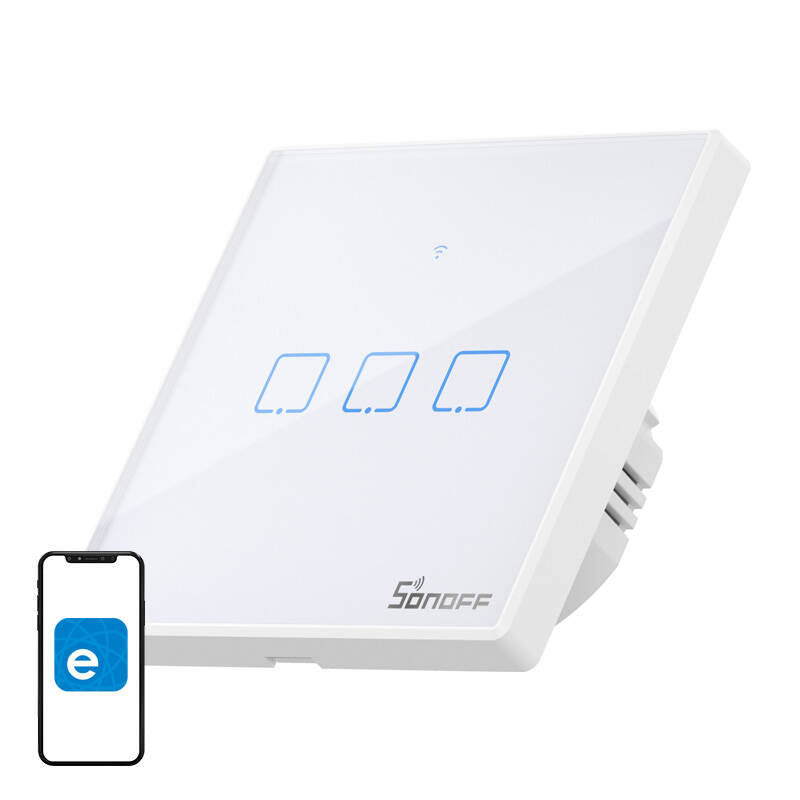 Smart Switch WiFi + RF 433 Sonoff T2 EU TX (3-channel) updated_0