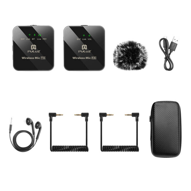 Wireless Lavalier Microphone PULUZ 2 TX + 1 RX_2