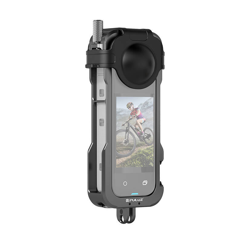 Metal Protective Cage With Lens Cover for Insta360 X4_0