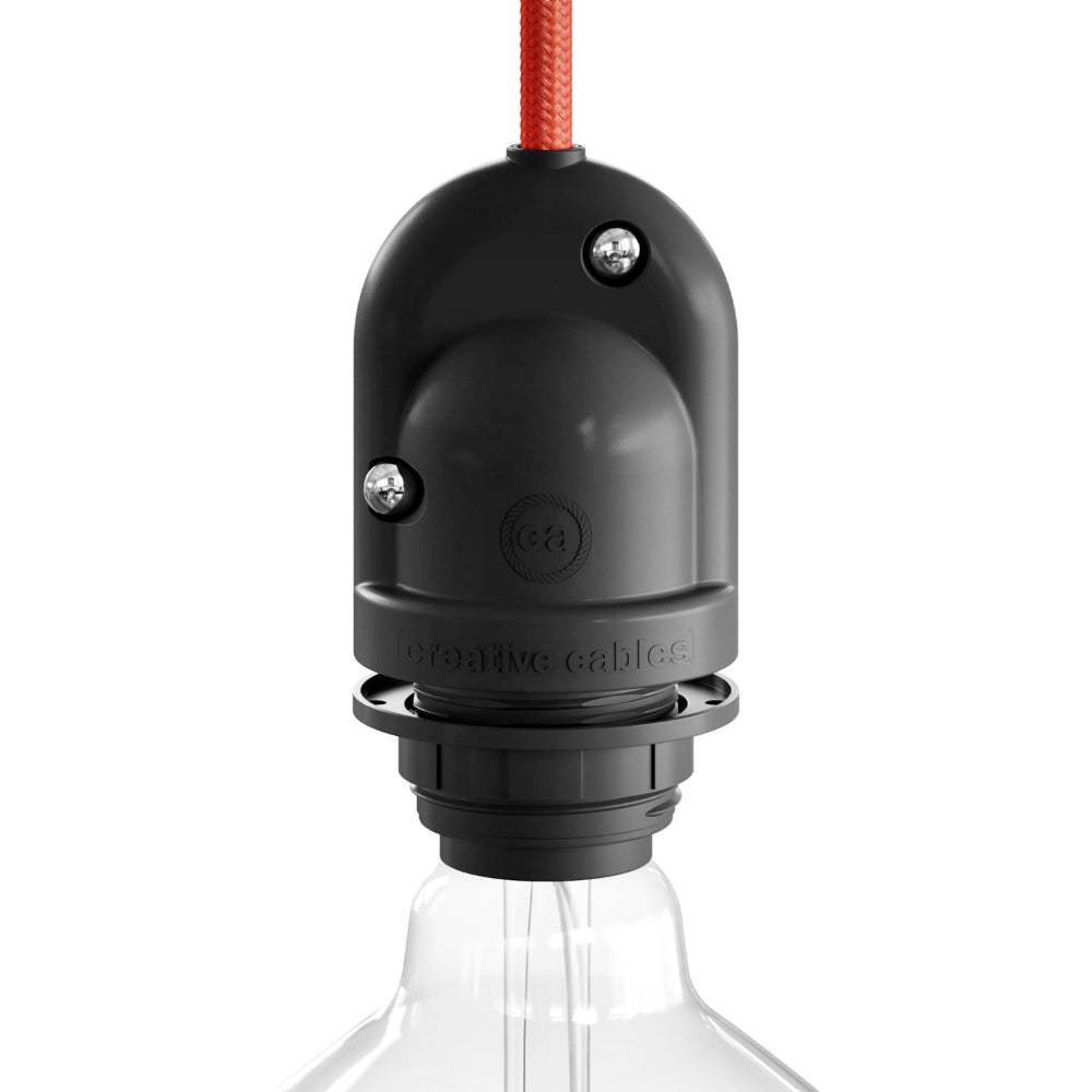 Casquilho e27 para exterior preto ip65 (retractilado)_0