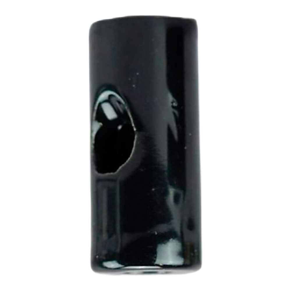 Deriva cabos de porcelana cilÃndrico para teto, preto, 5 unidades ø20 x 45 mm_0