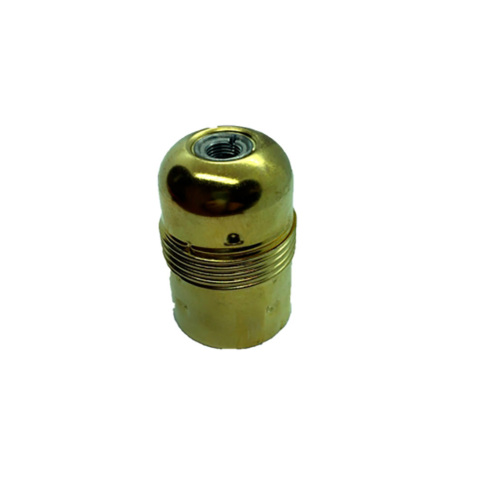 Casquilho de metal decorativo vintage rosca e27 em latão ø37 x 60 cm_0