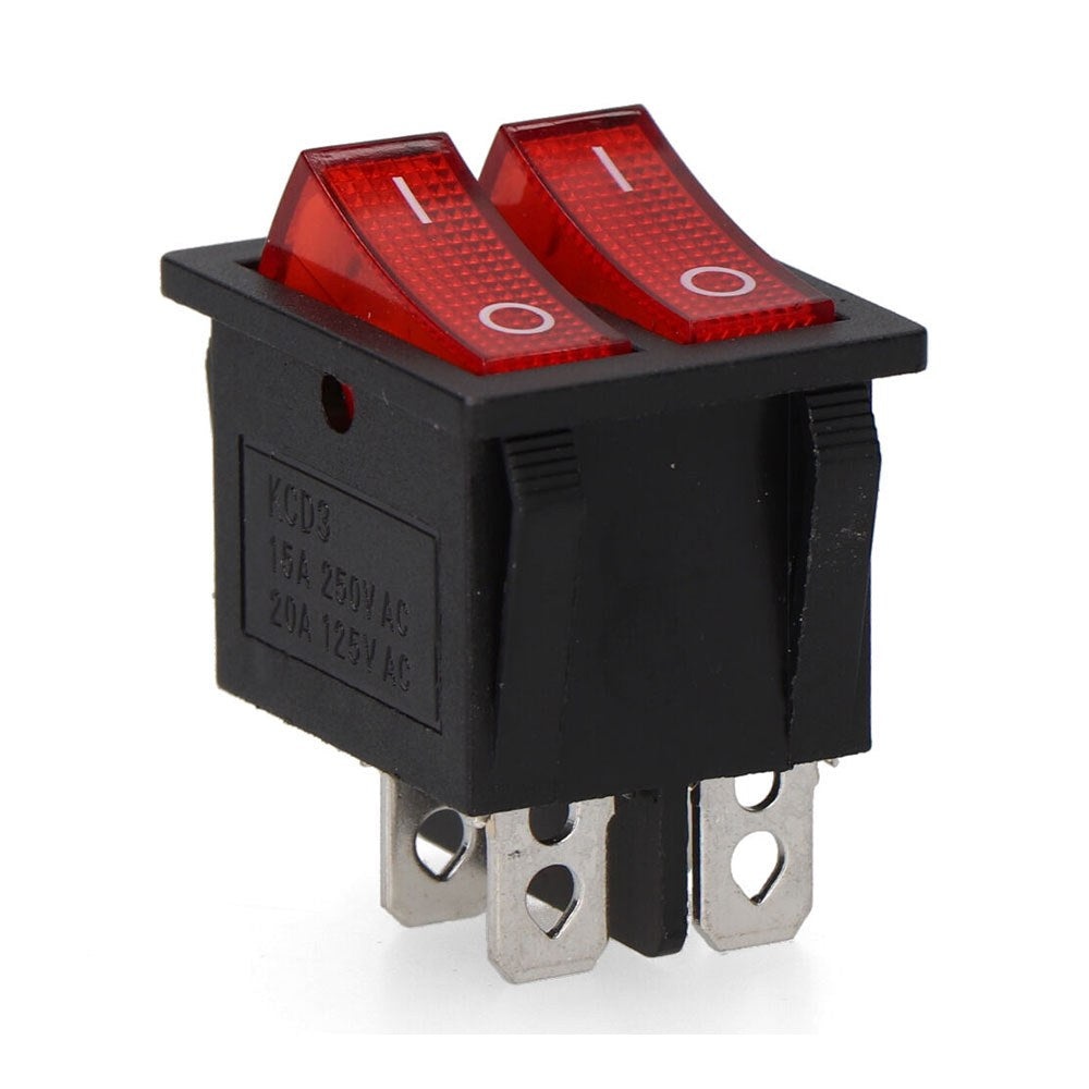 Interruptor duplo de embutir on/off 15a 4 pinos_0
