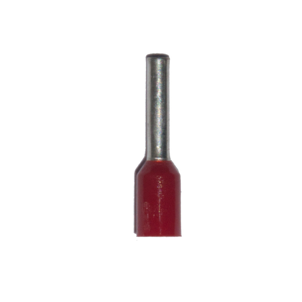 Ponteira isolada 01,00 mm², vermelho, 100 unidades_0
