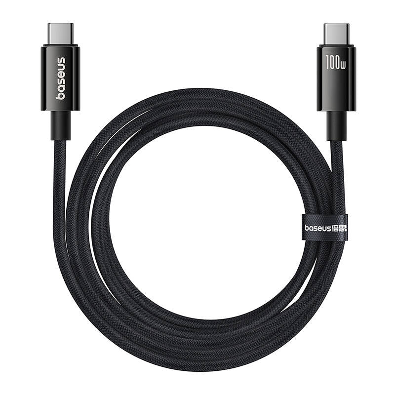 Baseus Tungsten Gold USB-C 3.2 / USB-C 3.2 cable 100W 4K 60Hz 1.5m - black_6