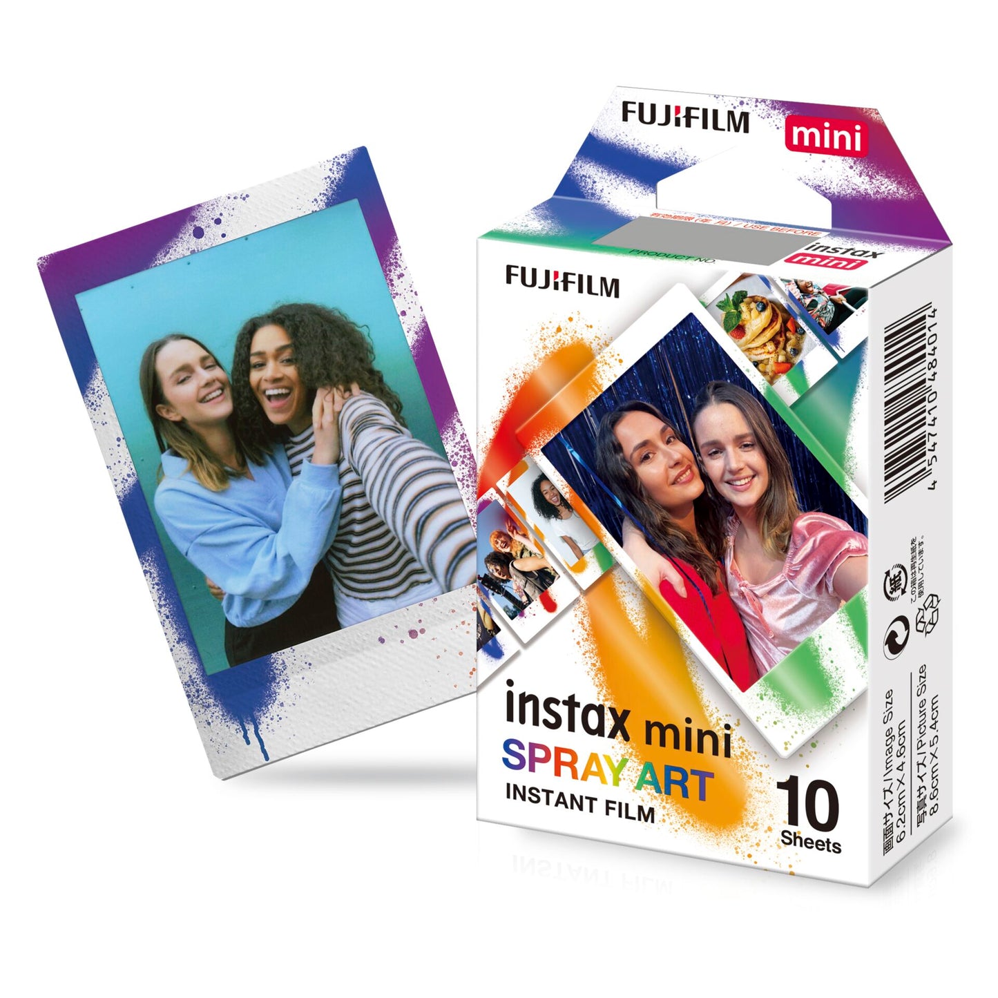 Carga Fujifilm Instax Mini Spray Art (10 Folhas)