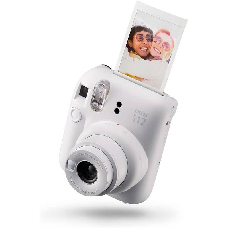 Máquina Fotográfica Instantânea Fujifilm Instax Mini 12 Branco Argila