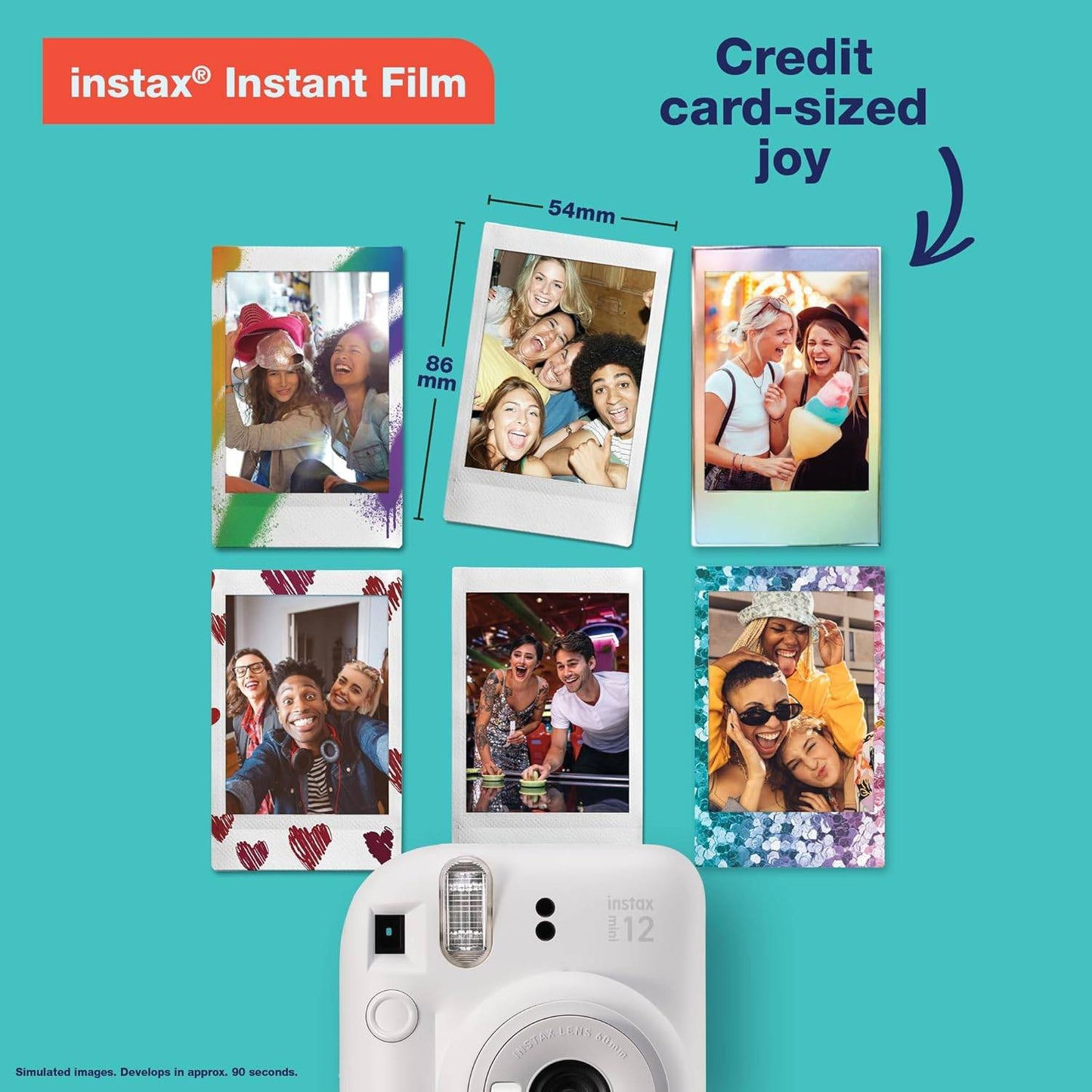 Máquina Fotográfica Instantânea Fujifilm Instax Mini 12 Branco Argila