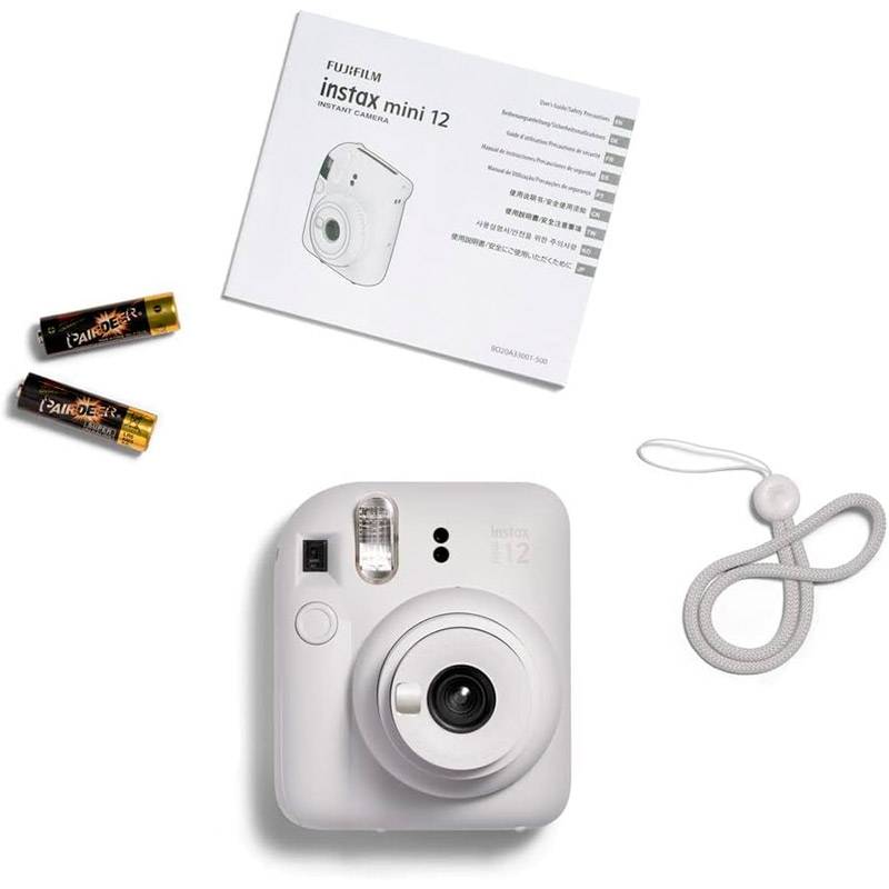 Máquina Fotográfica Instantânea Fujifilm Instax Mini 12 Branco Argila
