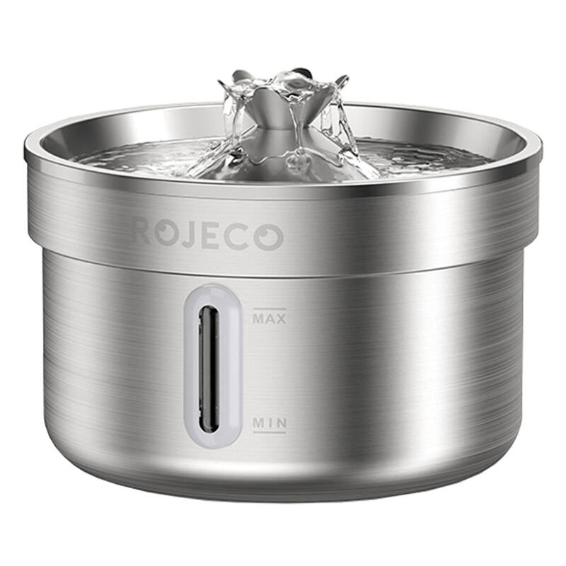 Stainless Steel Pet Water fountain 2l Rojeco_0