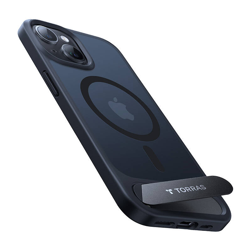 Torras UPRO Pstand Case for iPhone 15 Pro Max (black)_0