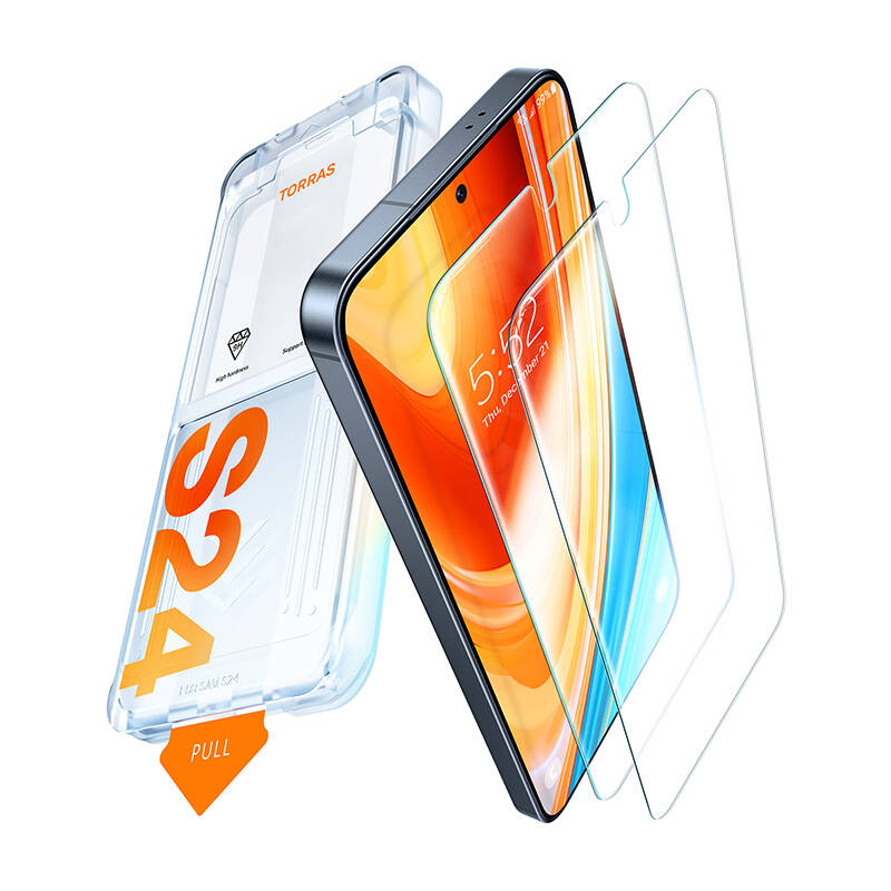 Tempered glass for Samsung S24 Ultra Torras Install Master_1