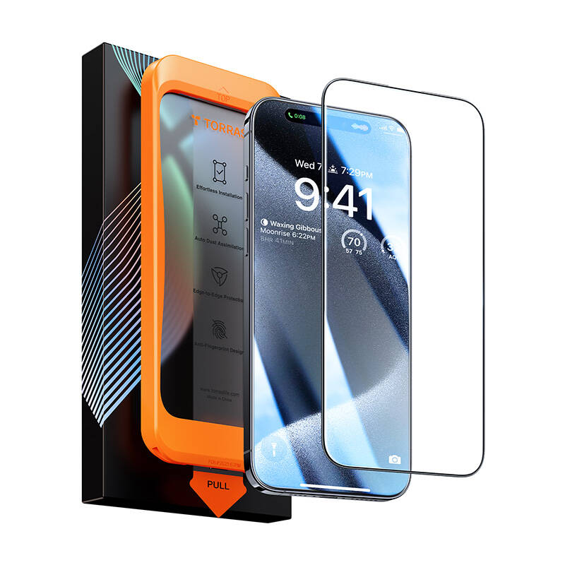 Tempered glass for iPhone 15 Pro Torras InstaII Master_1