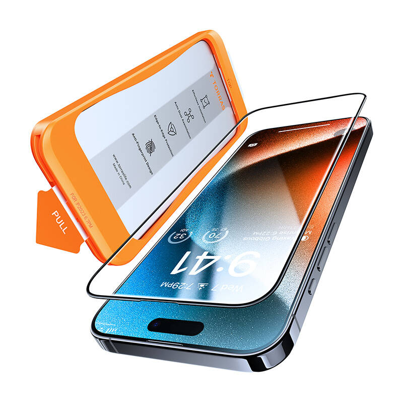 Tempered glass for iPhone 15 Pro Torras InstaII Master_2