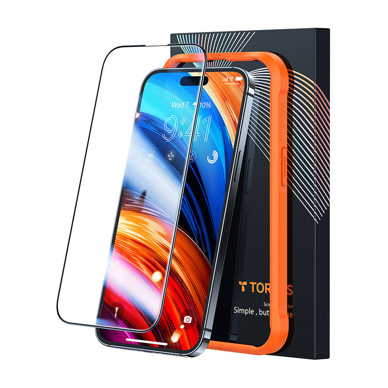 Tempered glass for iPhone 15 Pro Torras InstaII Master_4