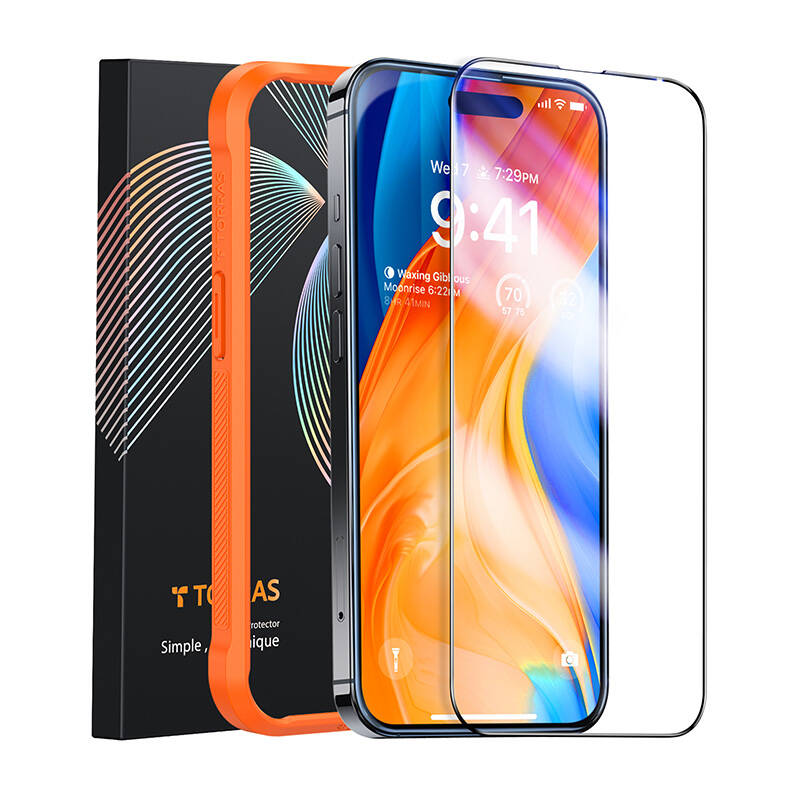 Tempered glass for iPhone 15 Torras InstaII Master_3