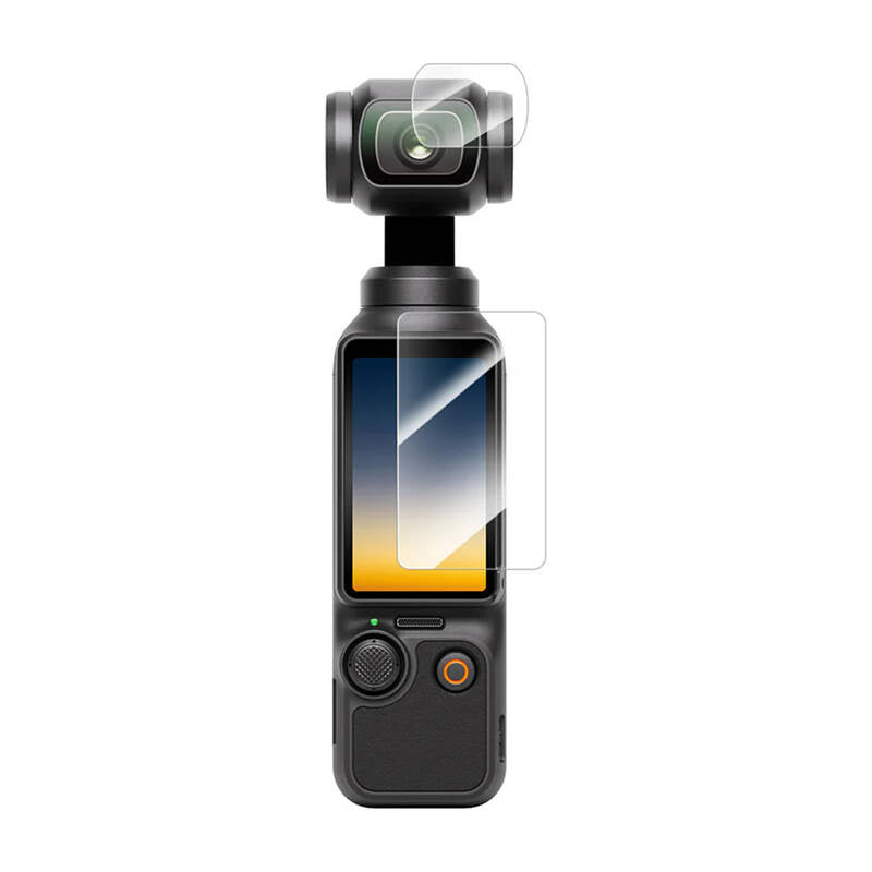 Tempered glass film TELESIN for DJI Osmo Pocket 3 (lens film x2 + LCD screen film x2)_1