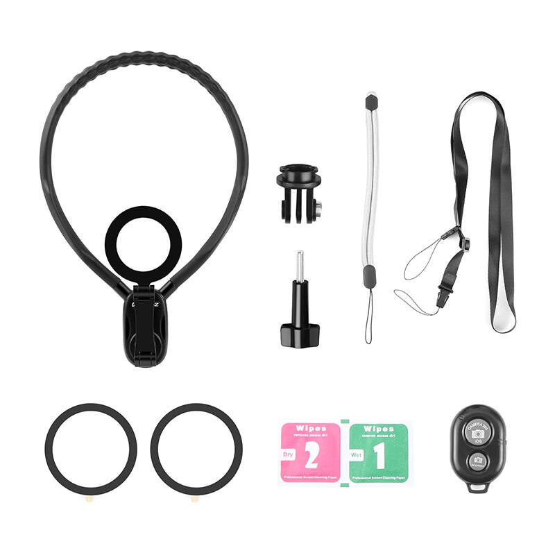 Magnetic Collar Bracket POV PULUZ for Action Cameras / Phones (Black)_2