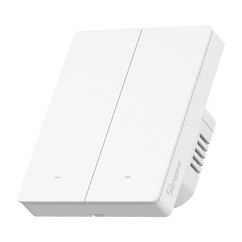 Smart wall switch SONOFF M5-2C-80W Matter (2-channel, to frame)_0