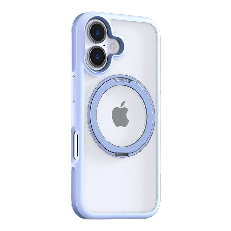 Torras Ostand R Fusion Series Case for iPhone 16 (light blue)_0