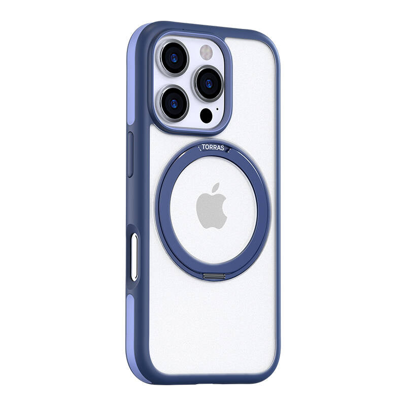 Torras Ostand R Fusion Series Case for iPhone 16 Pro (blue)_0