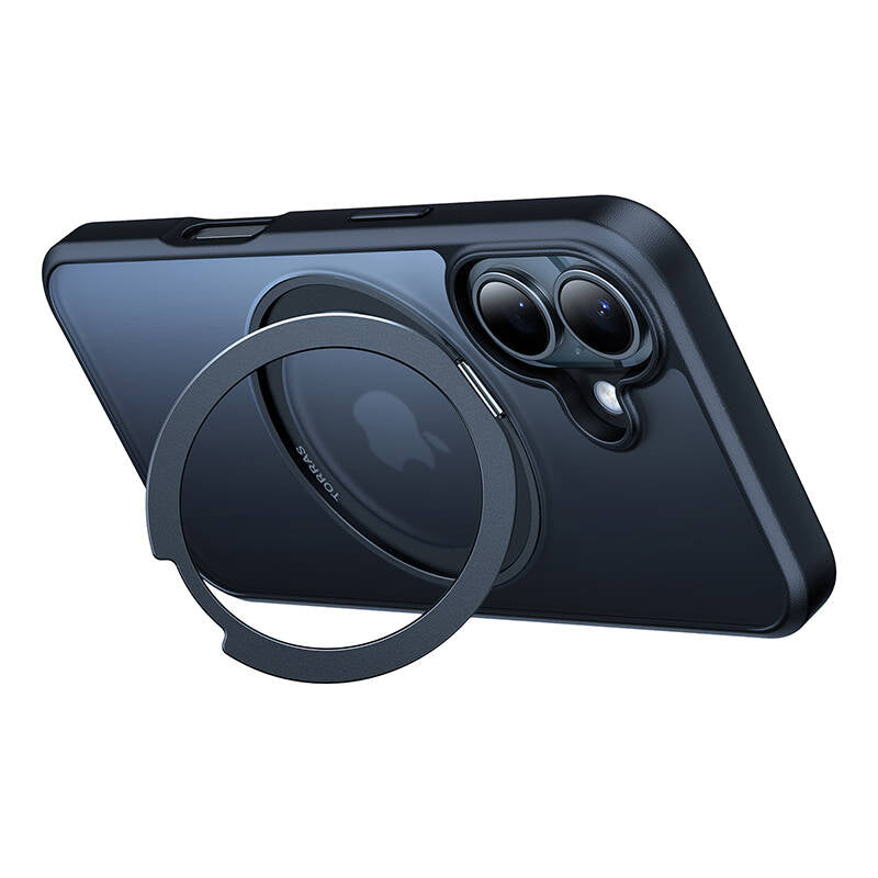 Torras Ostand Pro Case for iPhone 16 (Black)_2