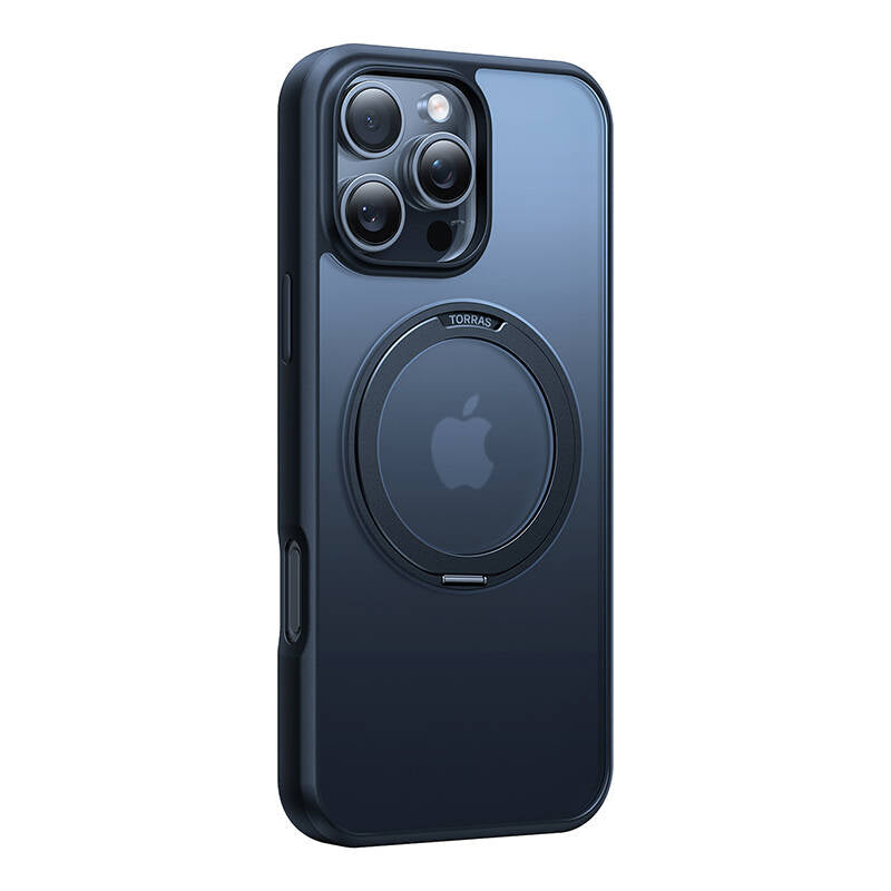 Torras Ostand Pro Case for iPhone 16 ProMax (Black_1