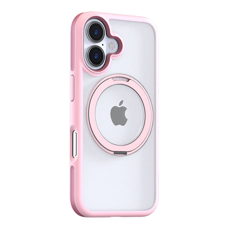 Torras Ostand R Fusion Case for iPhone 16 (Pink)_0
