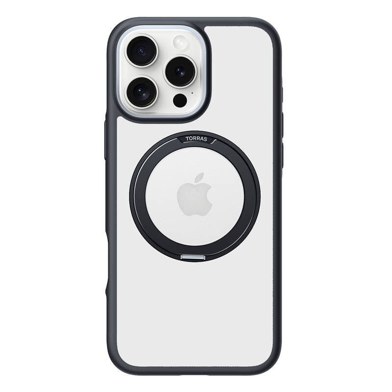 Torras Ostand R Fusion Case for iPhone 16 Pro (Black)_0