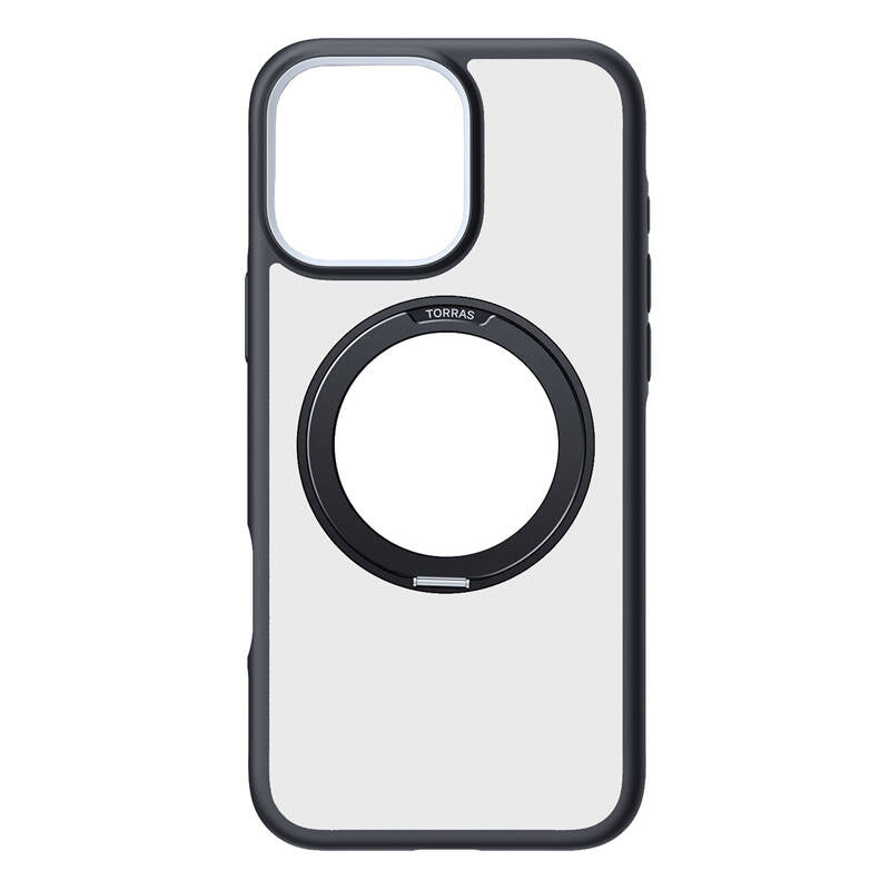 Torras Ostand R Fusion Case for iPhone 16 Pro (Black)_1