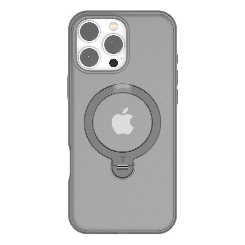 Torras Ostand Spin Case for iPhone 16 Pro Max (Gray)_0