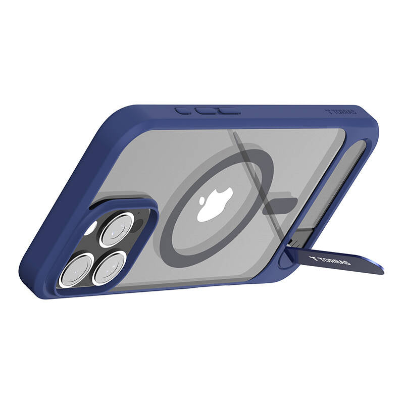 Torras Pstand Series Case for iPhone 16 Pro (Blue)_2