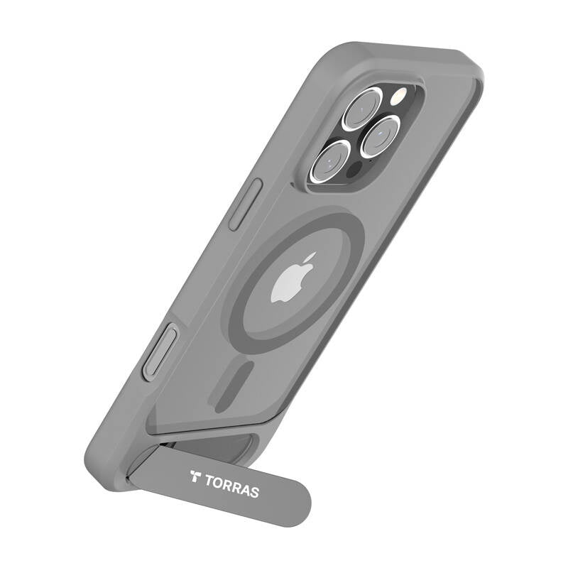Etui Torras Pstand Series dla iPhone 16 ProMax (Szare)_2