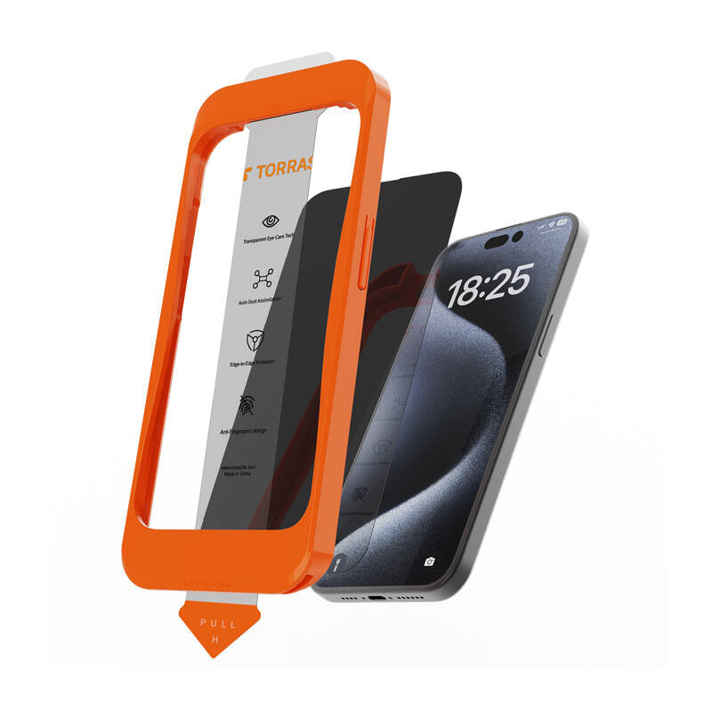 Torras Install Master tempered glass for iPhone 16 Plus_0