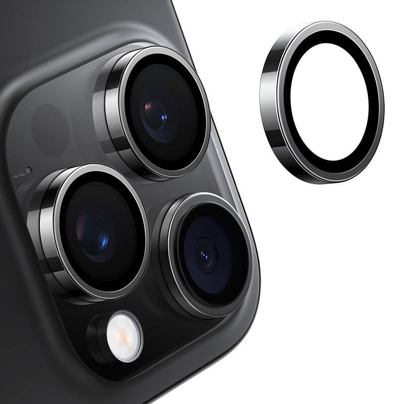 Lensguard Camera Glass for iPhone 16 Pro (Black)_1