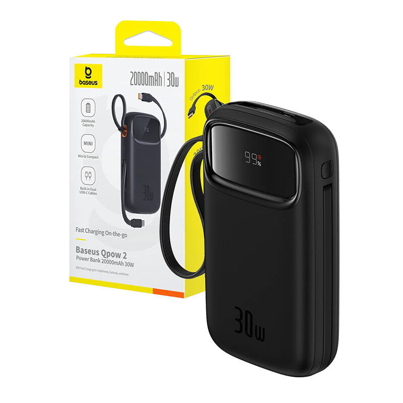 Powerbank Baseus QPow 2 20000mAh 30W 2xUSB-C (black)_8