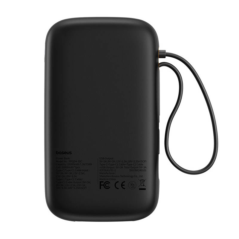 Powerbank Baseus QPow 2 20000mAh 30W 2xUSB-C (black)_5