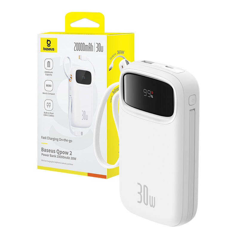 Powerbank Baseus QPow 2 20000mAh 30W 2xUSB-C (white)_8