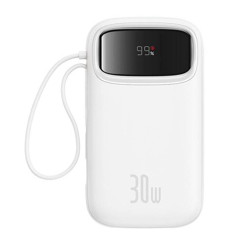 Powerbank Baseus QPow 2 20000mAh 30W 2xUSB-C (white)_0