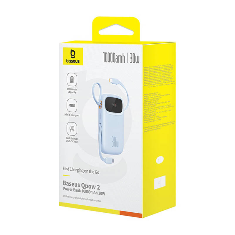 Powerbank Baseus QPow 2 10000mAh 30W 2xUSB-C (blue)_13