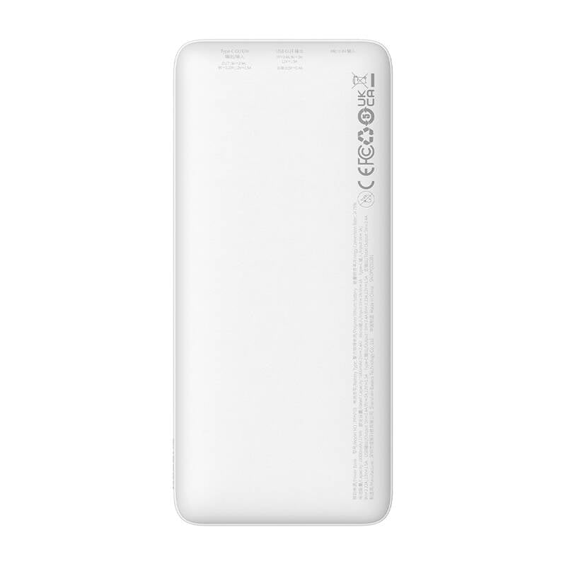 Baseus Airpow 20W 10000mAh Power Bank with Baseus Simple Series USB-A - USB-C 30 cm Cable - White_3