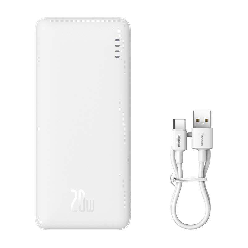Baseus Airpow 20W 10000mAh Power Bank with Baseus Simple Series USB-A - USB-C 30 cm Cable - White_13