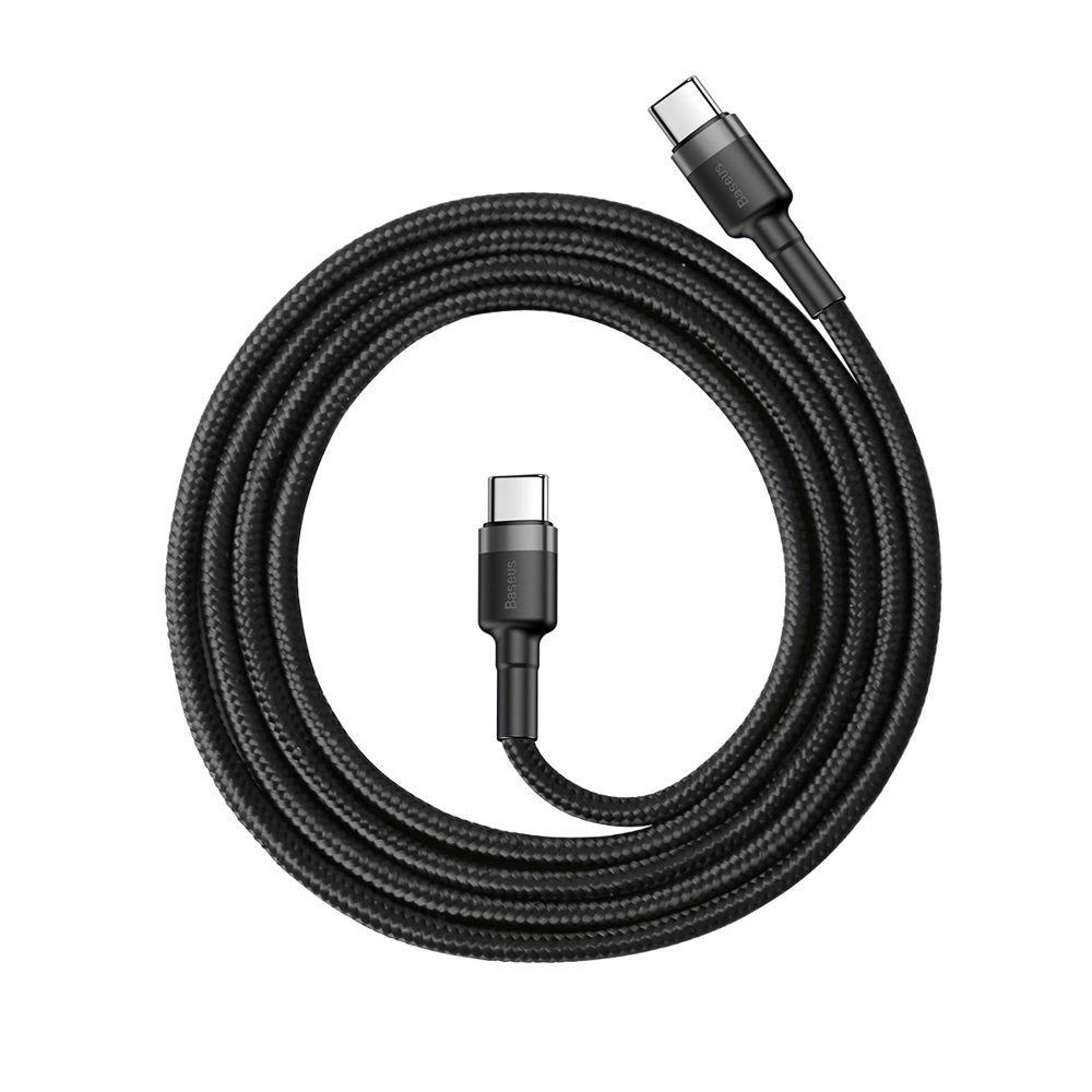 Baseus CATKLF-GG1 USB-C - USB-C PD QC cable 60W 3A 480Mb/s 1m - black and gray_2