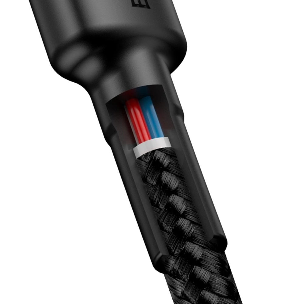 Baseus CATKLF-GG1 USB-C - USB-C PD QC cable 60W 3A 480Mb/s 1m - black and gray_4