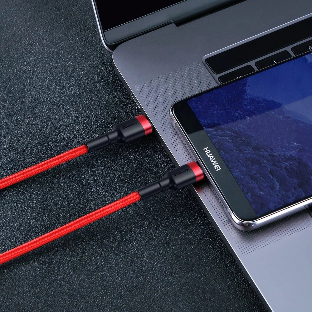 Baseus CATKLF-GG1 USB-C - USB-C PD QC cable 60W 3A 480Mb/s 1m - black and gray_12