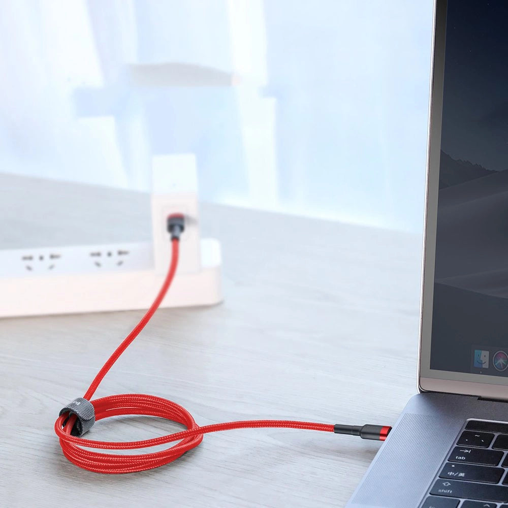 Baseus CATKLF-GG1 USB-C - USB-C PD QC cable 60W 3A 480Mb/s 1m - black and gray_14